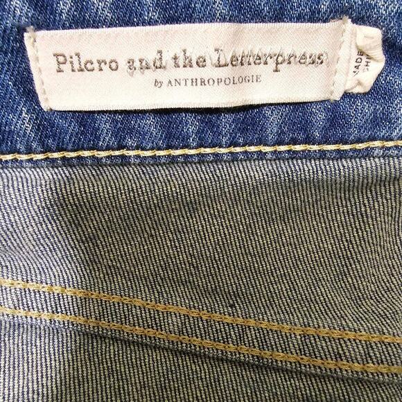 Anthropologie Pilcro and the Letterpress Jeans Size 26 Slim Boyfriend Casual - Picture 4 of 6